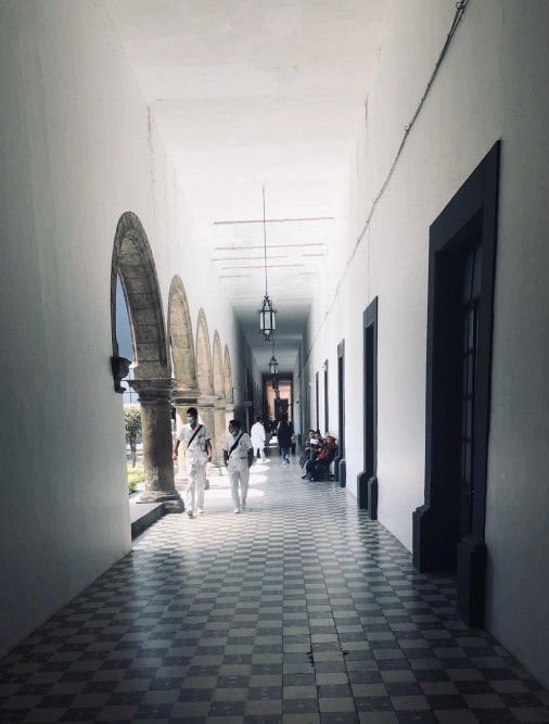 Hospital civil viejo de Guadalajara desde adentro (Foto: Instagram@hospitalcivilgdl)