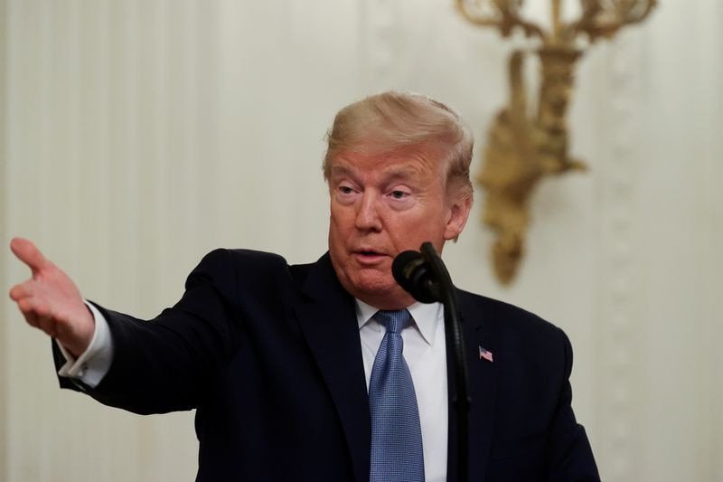 Foto del martes del presidente de EEUU, Donald Trump, en un evento en la Casa Blanca. Mar 10, 2020. REUTERS/Jonathan Ernst