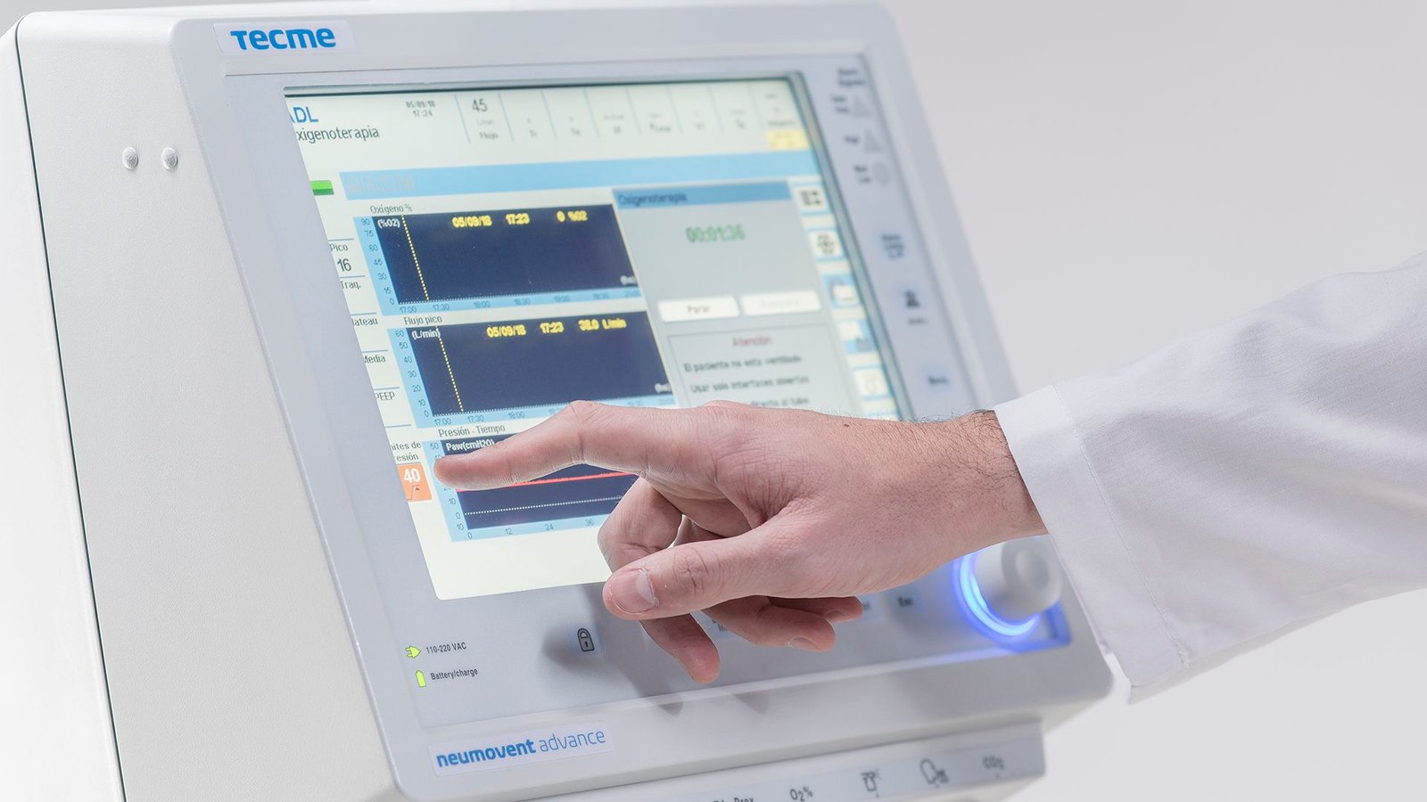 El modelo Neumovent de Tecme