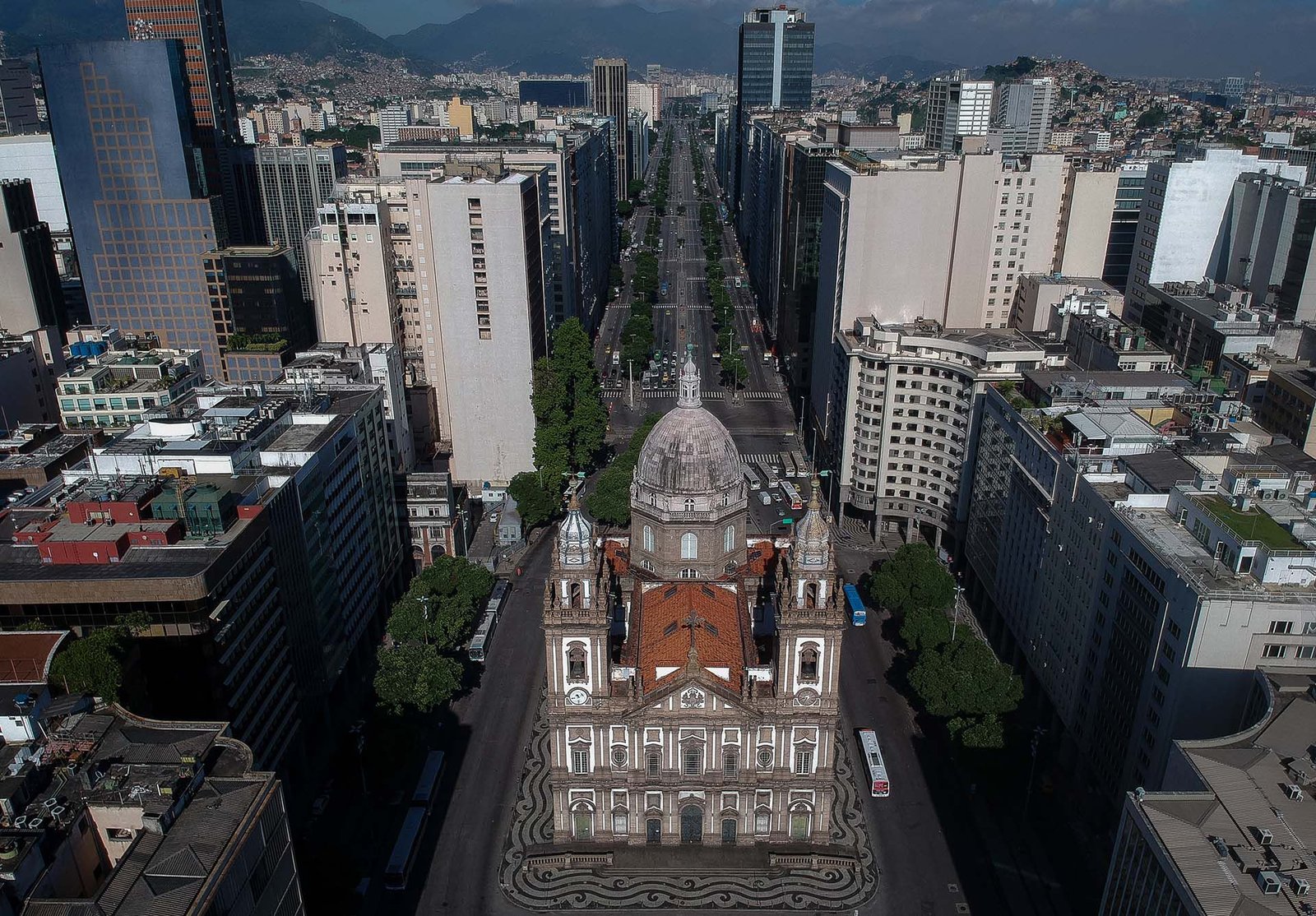 La Iglesia de la Candelaria en Rio de Janerio, Brasil 