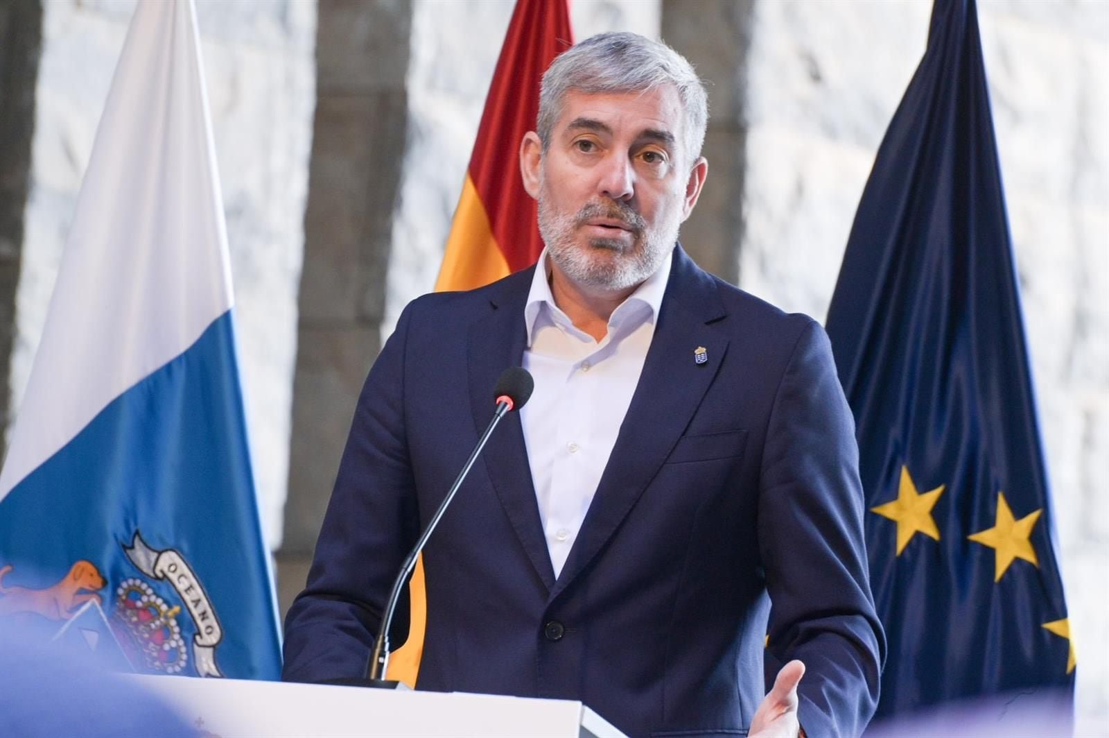 25/10/2023 El presidente de Canarias, Fernando Clavijo, en rueda de prensa ESPAÑA EUROPA ISLAS CANARIAS POLÍTICA GOBIERNO DE CANARIAS
