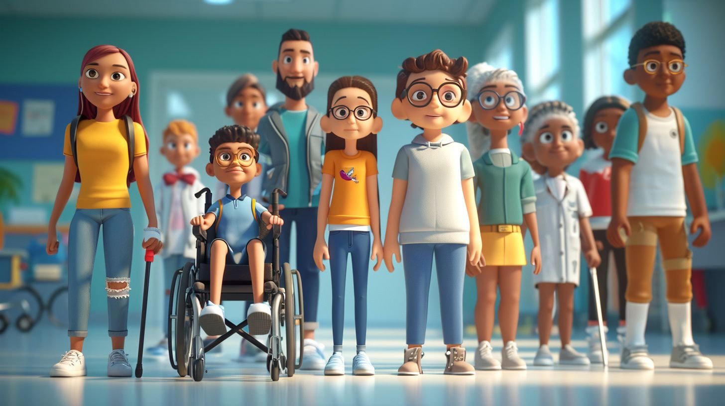 Jóvenes en entorno educativo inclusivo y adaptado a diversas capacidades - (Imagen Ilustrativa Infobae)