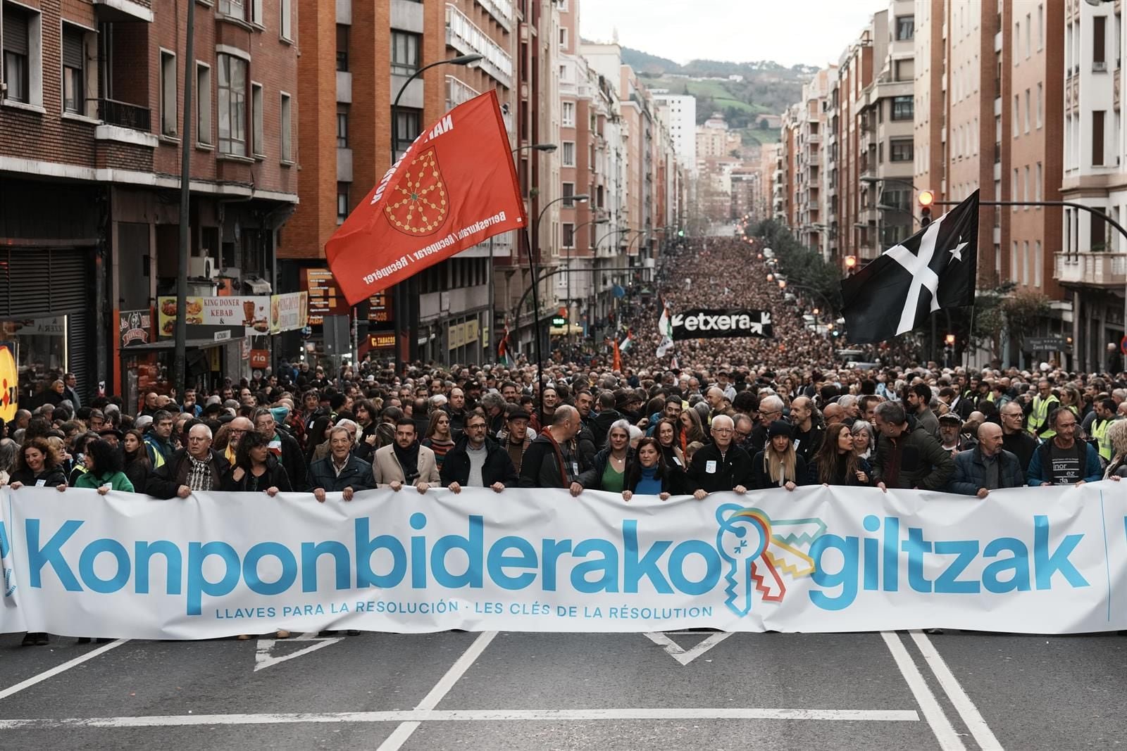 13/01/2024 Manifestación de Sare, este sábado en Bilbao POLITICA ESPAÑA EUROPA PAÍS VASCO HUMBERTO BILBAO-EUROPA PRESS