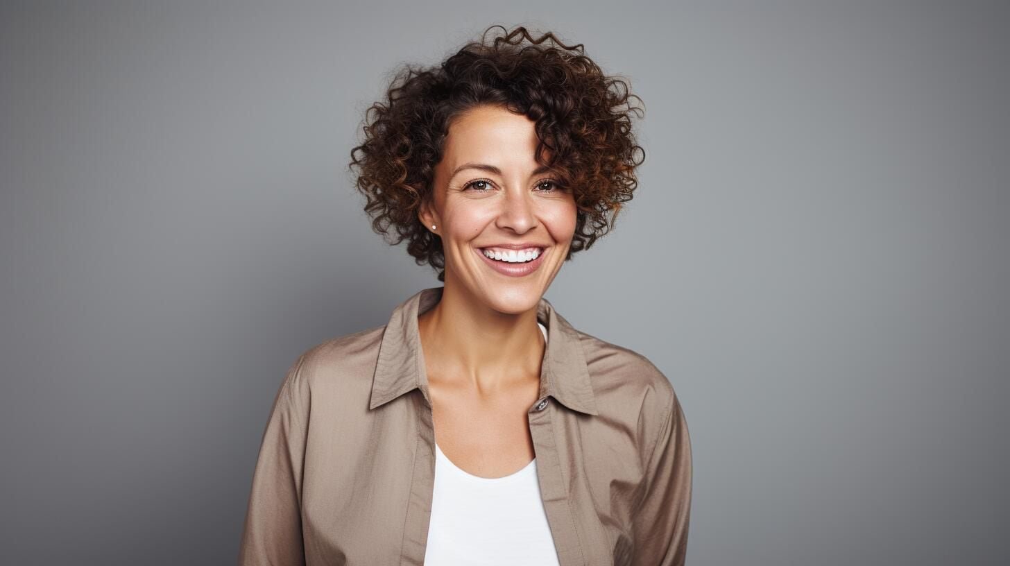 Cautivadora imagen de una mujer con rulos, su cabello enrulado exhibe un cuidado excepcional. Este peinado distinguido destaca su estilo único y refleja una identidad auténtica. Explora la elegancia de la moda capilar. (Imagen Ilustrativa Infobae)