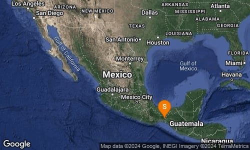 Sismo de 4.0 en Cintalpa, Chiapas, este viernes 19 de enero a las 04:19:41 Foto: Twitter @SSN