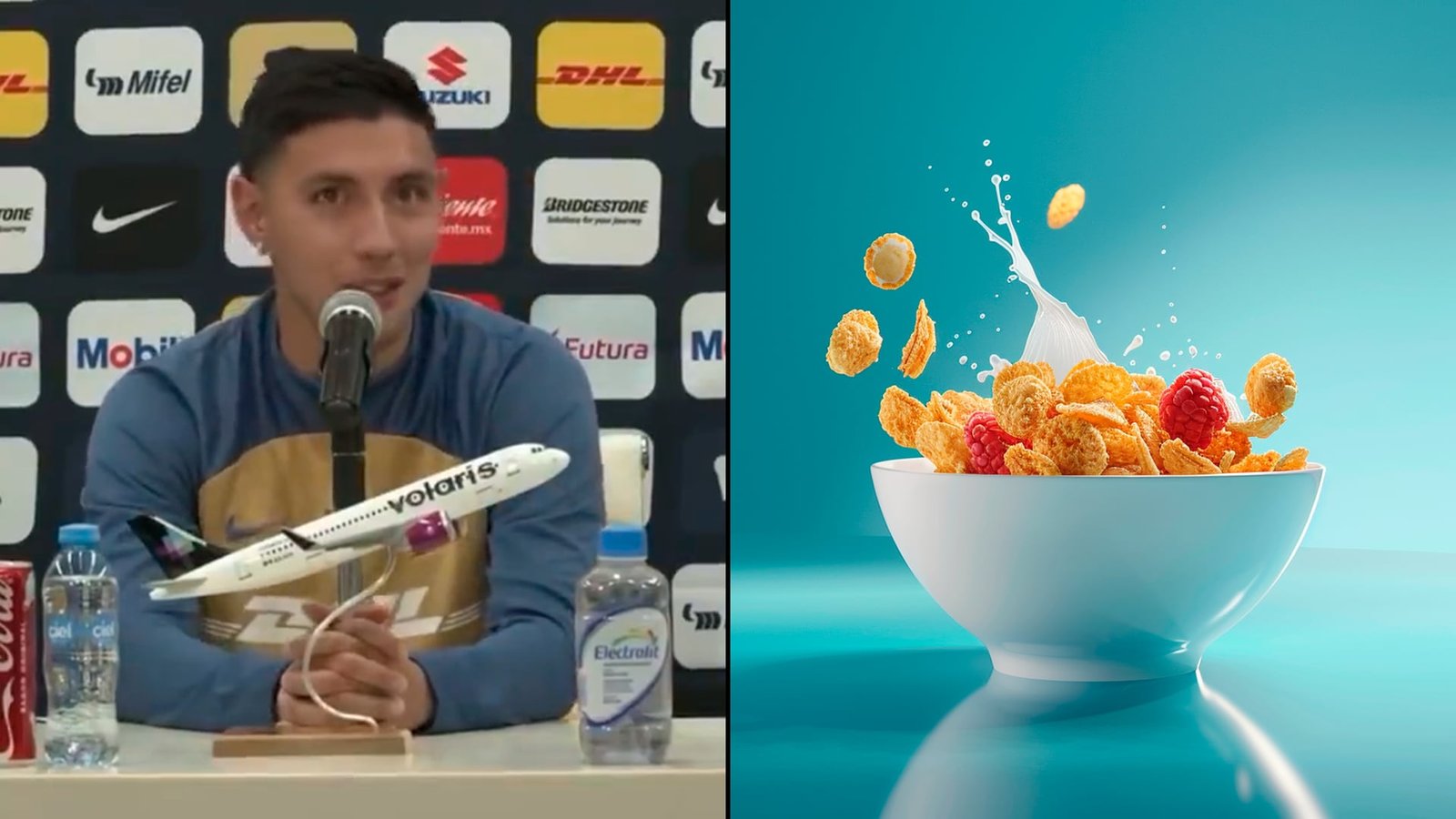 El nuevo jugador felino protagonizó el momento cómico de la semana tras una pregunta inusual Leo Suárez, Pumas