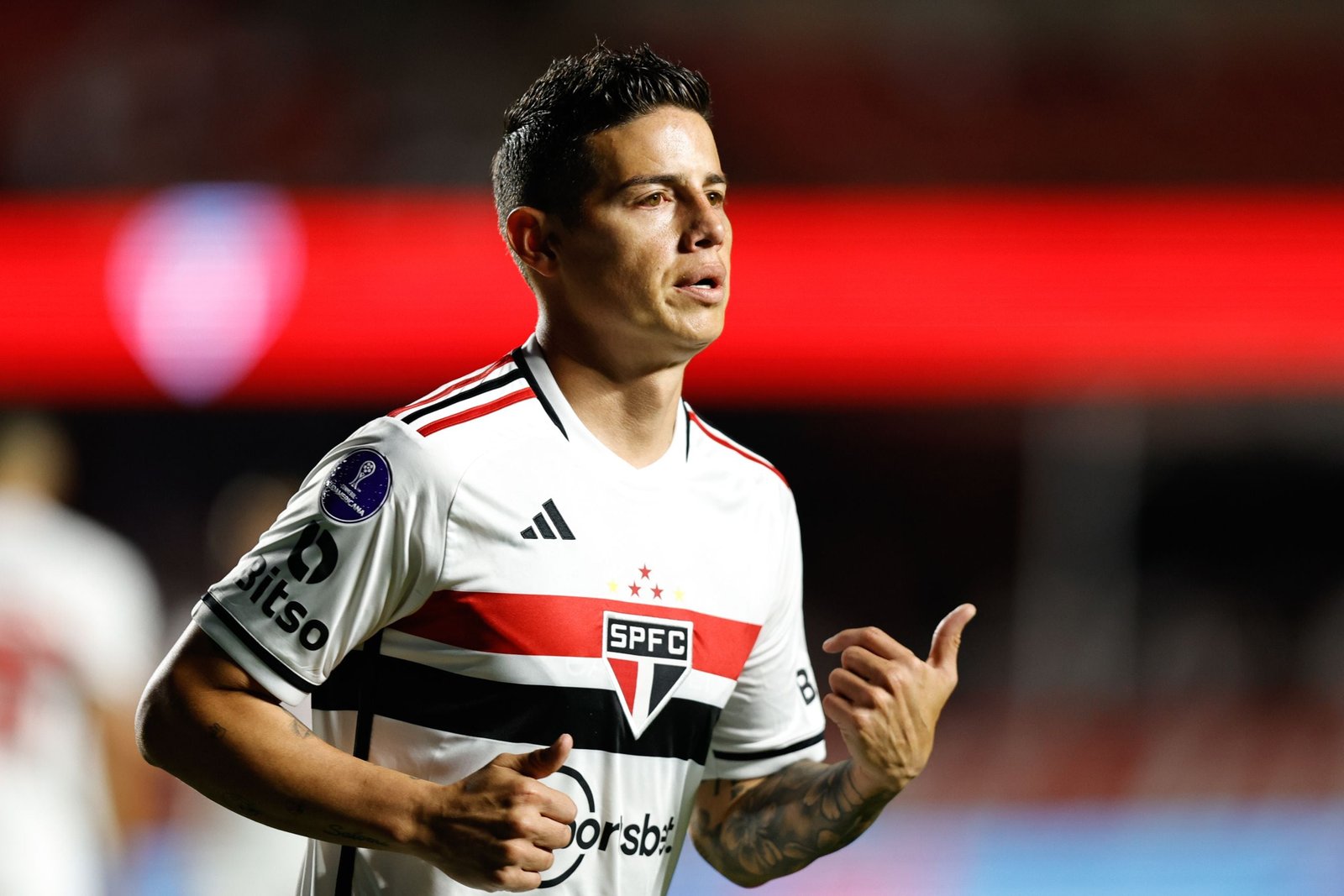 El colombiano James Rodríguez de São Paulo, en una fotografía de archivo. EFE/Isaac Fontana