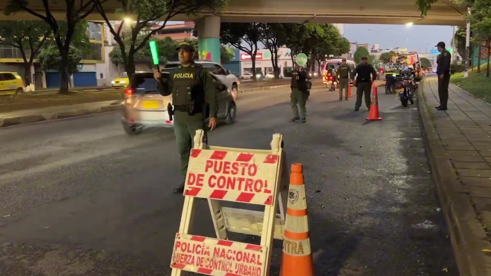 Desde tempranas horas del 12 de febrero se instalaron operativos para garantizar el orden y la movilidad en Bucaramanga - crédito Jaime Andrés Beltrán