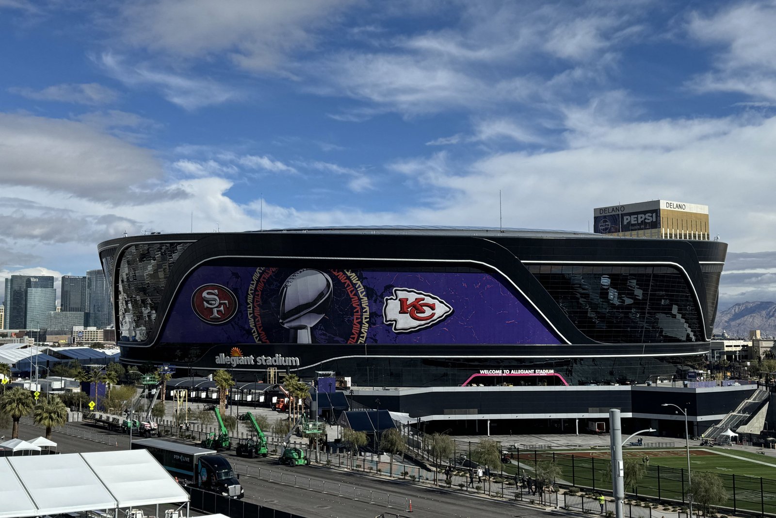 El Allegiant Stadium se presenta como una joya de la arquitectura deportiva (Kirby Lee-USA TODAY Sports)