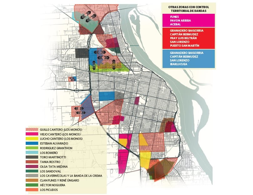 El mapa trazado por FININT