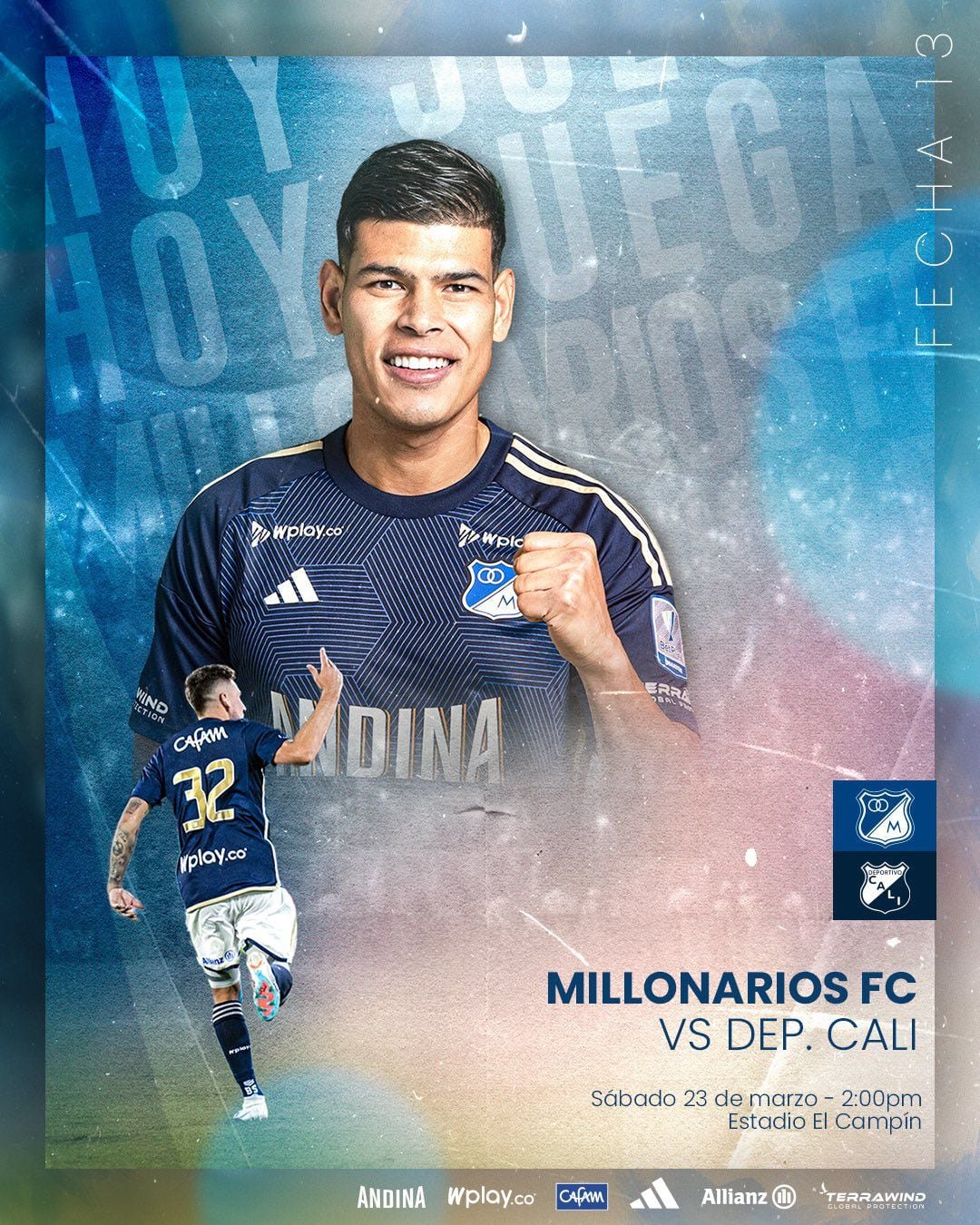 La invitación siempre está abierta para vivir la fiesta del fútbol en paz - crédito Millonarios Oficial