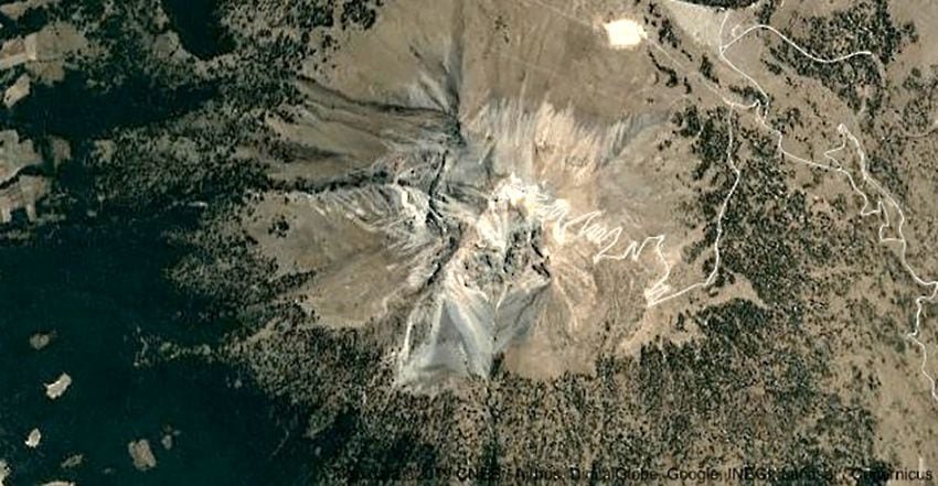Un vistazo aéreo de la Sierra Negra de México. (Gobierno de México)
