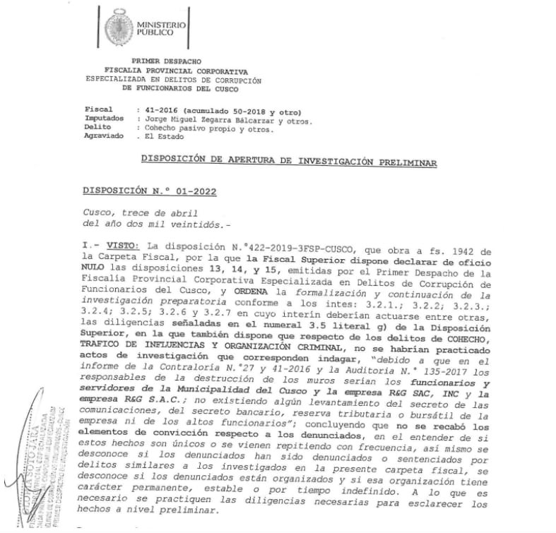 Fuente: Ministerio Público.