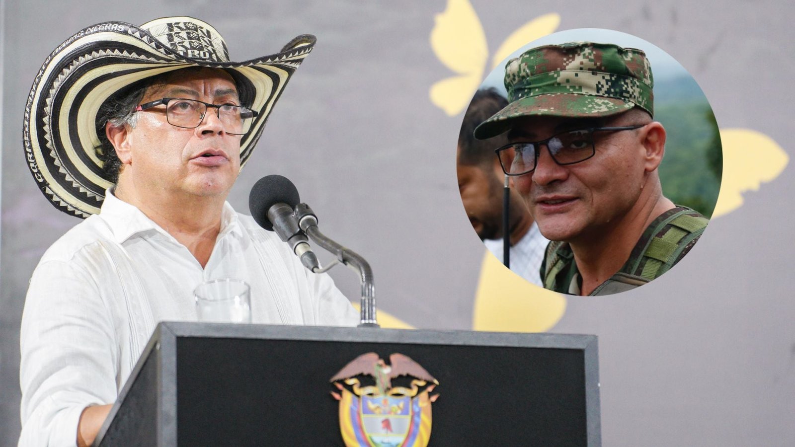 El presidente pidió al Ejército que capturen con vida a Iván Mordisco - crédito Presidencia de la República/Ernesto Guzmán/EFE