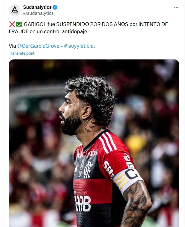 Gabigol no jugará ante Millonarios