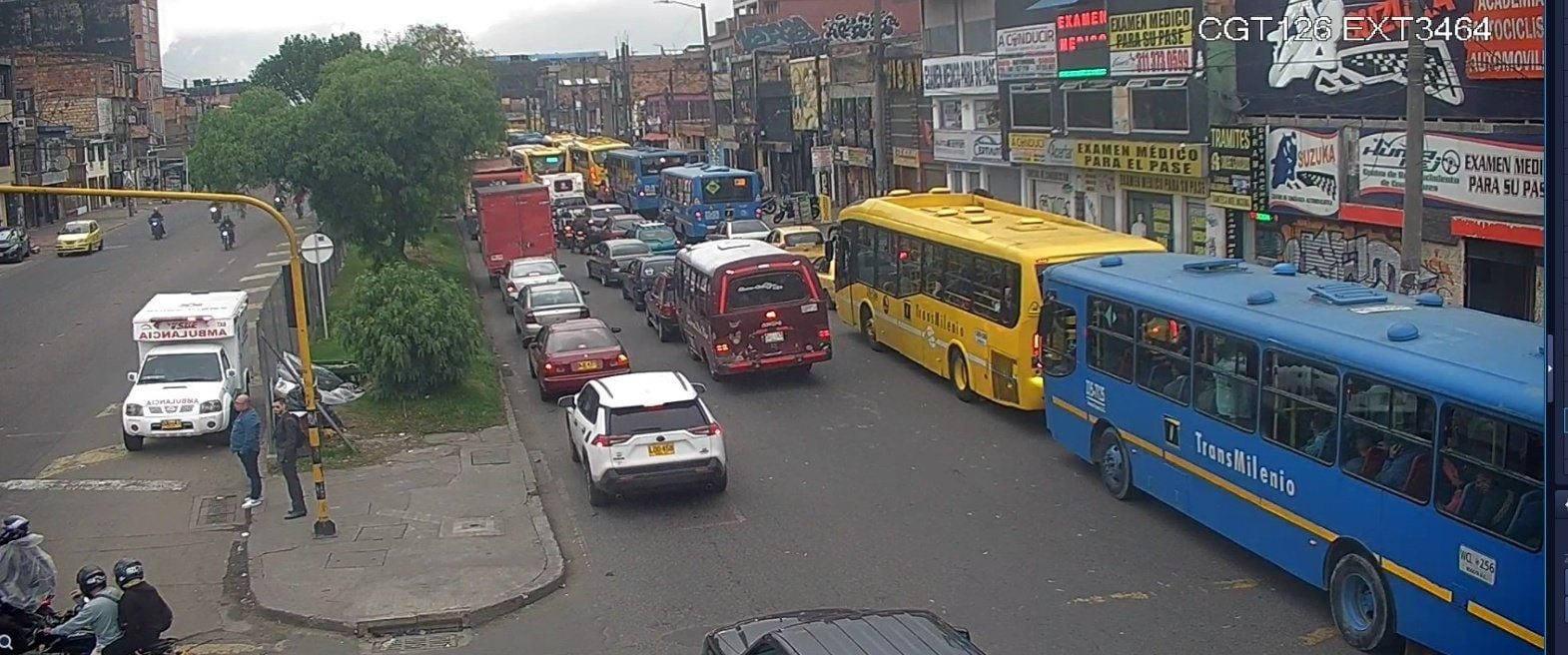 Avenida Primero de Mayo con 68 - crédito @BogotaTransito/X