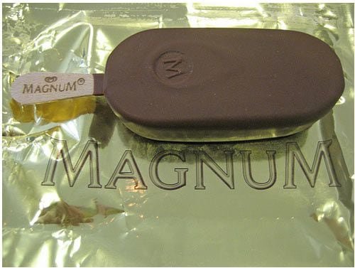 El anunció era de una paleta de la marca Magnum (Especial)