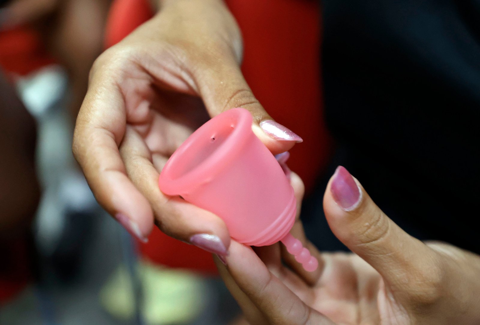 Leona Chalmers fue quien inventó la copa menstrual EFE/ Ernesto Mastrascusa 