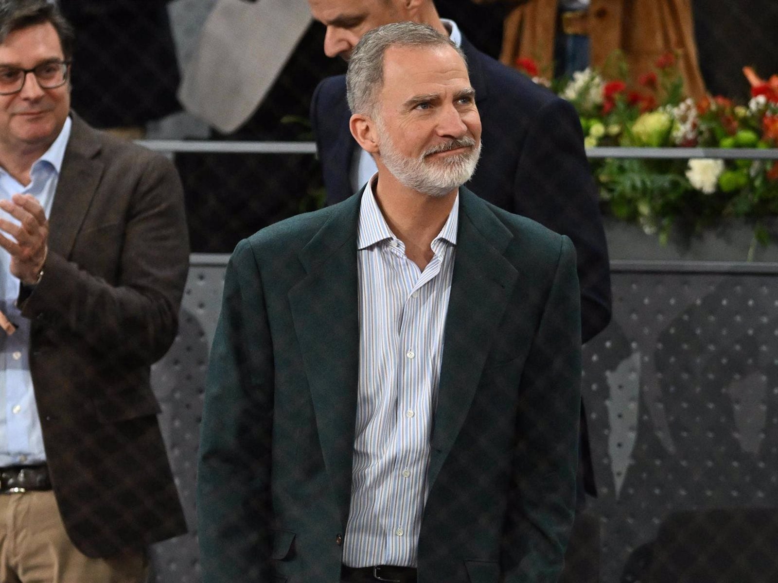 27/04/2024 El Rey Felipe durante el partido de Rafa Nadal en el Mutua Madrid Open, a 27 de abril de 2024, en Madrid (España).. El Rey Felipe VI ha acudido este sábado al Mutua Madrid Open para disfrutar del partido de Rafa Nadal contra Álex de Miñaur. Demostrando nuevamente su pasión por el mundo del deporte y su apoyo absoluto al tenista, el monarca no se ha querido perder esta tarde el partido de uno de los deportistas con el que guarda una estrecha relación. EUROPA ESPAÑA SOCIEDAD EUROPA PRESS REPORTAJES