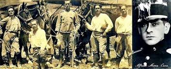 Más que una corta extensión, esta avenida es un testimonio vibrante de la historia y la adaptación urbana en Lima. Alfredo Novoa junto a sus compañeros de regimiento.
Foto: Chepén Bisabuelo del Perú