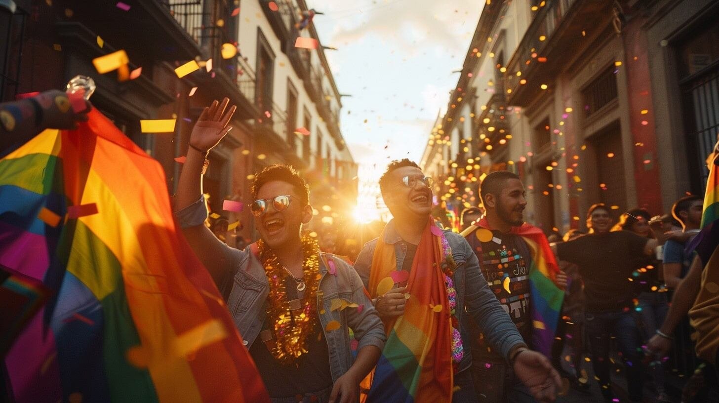 Marcha del orgullo LGBT en México, celebración de diversidad, igualdad, amor y visibilidad para la comunidad gay y trans. - (Imagen Ilustrativa Infobae)