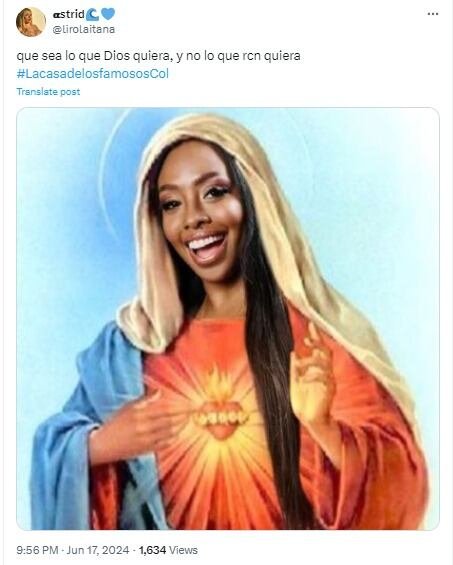 Los mejores memes de la final de 'La casa de los famosos Colombia' - crédito @lirolaitana/X