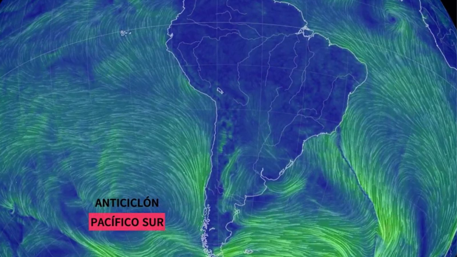 El Anticiclón del Pacífico Sur (APS) estará en su prime desde el lunes 24 al jueves 27 de junio, según las proyecciones climáticas.