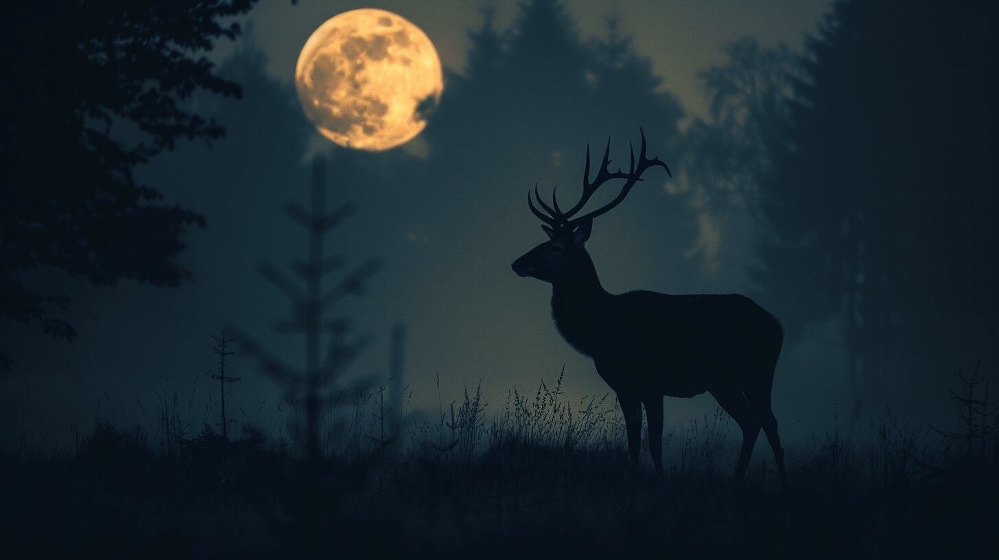 Luna llena de julio, conocida como Luna de Ciervo, visible en el cielo estrellado, naturaleza espectacular - (Imagen Ilustrativa Infobae)