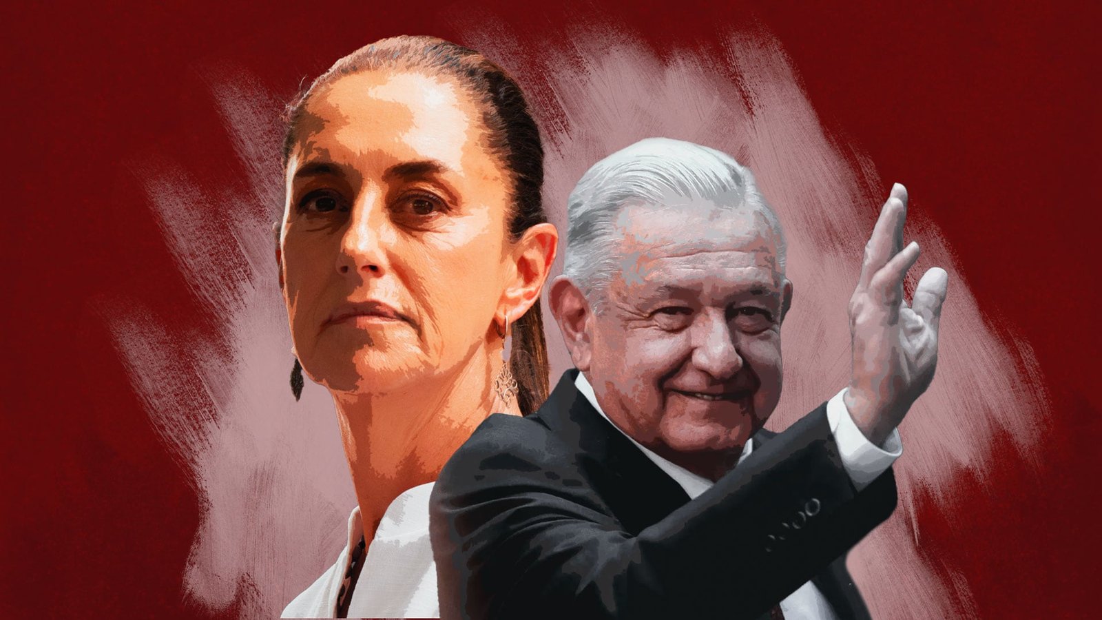 Claudia Sheinbaum y AMLO