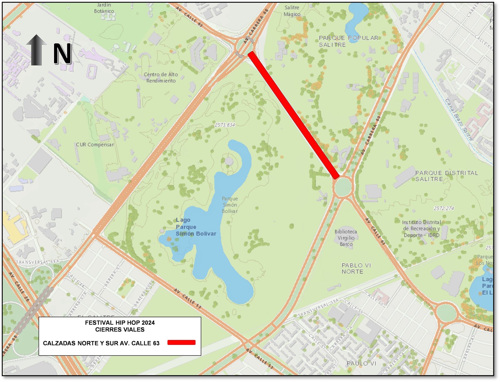 Estas son la vías autorizadas por la Secretaría de Movilidad - crédito Alcaldía de Bogotá
