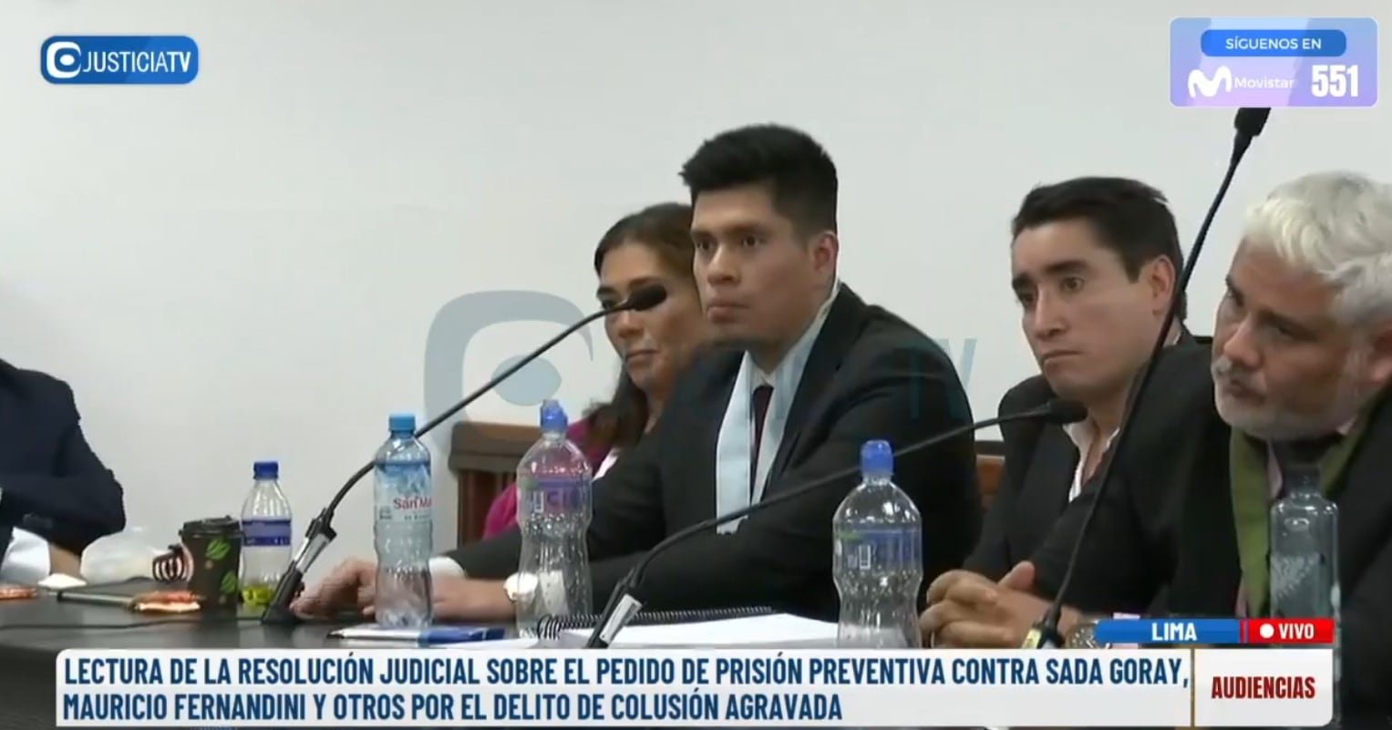 Lectura de la resulución. (Fuente: Justicia TV)