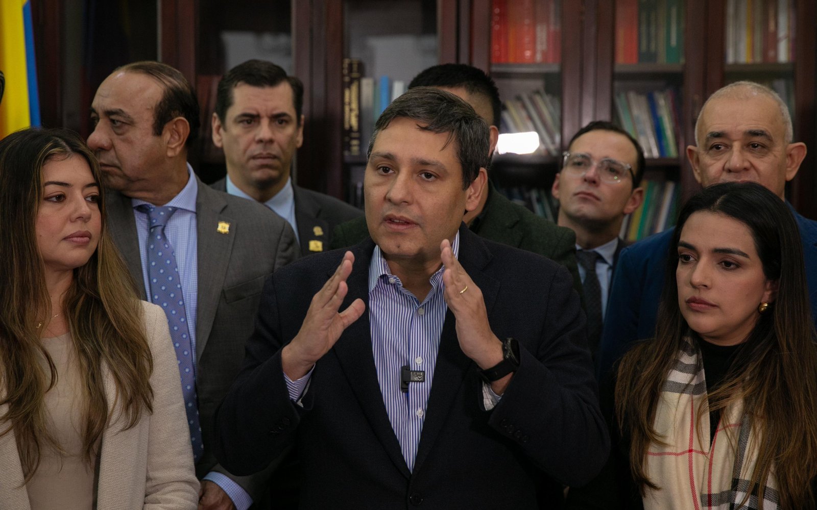 Mauricio Lizcano, ministro de Tecnologías de la Información y las Comunicaciones, afirmó que el proyecto de ley busca que el país se convierta en un productor de tecnología -crédito MinTic