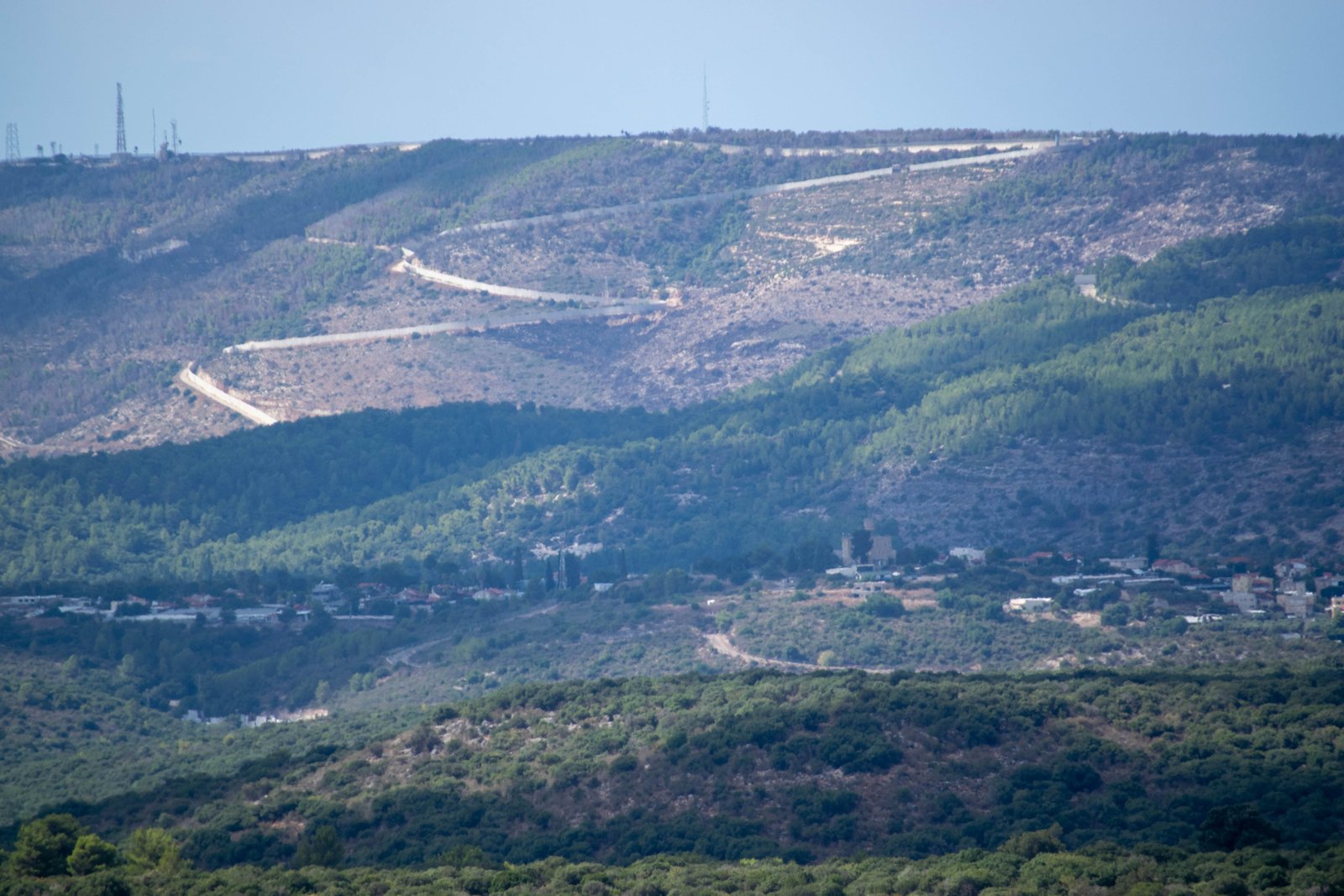 La ruta en Zig zag por donde transitan los soldados en la frontera