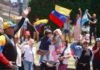 Miles de venezolanos festejan en el Obelisco la captura de Nicolás Maduro